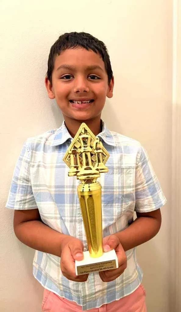 Destiny Chess Academy student achievement 17